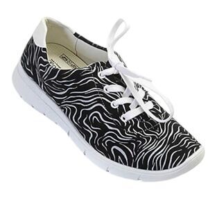 ARCOPEDICO Women’s L76 Lace-Up Sneakers in the Size 41/9.5-10 US in Black/White